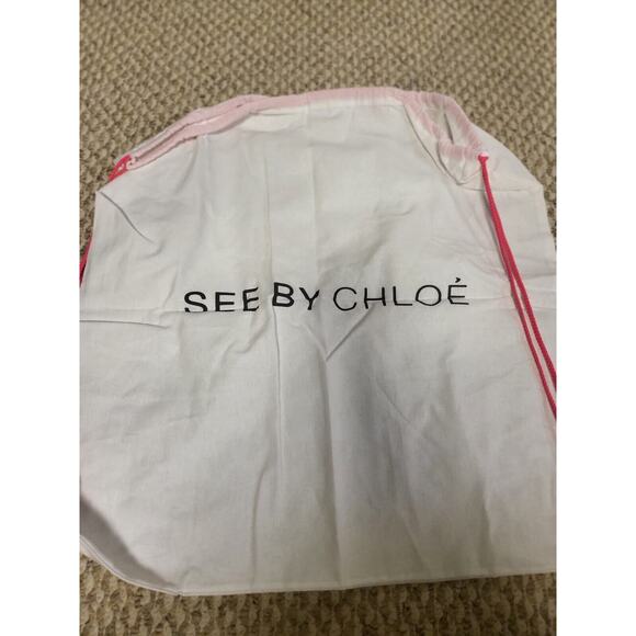 See By Chloe Pale Yellow Leather Shoulder Bag With Dust Bag - Picture 4 of 8